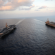 Illustration for article titled Two Supercarriers Side By Side Look Awesome But Its Very Bad News